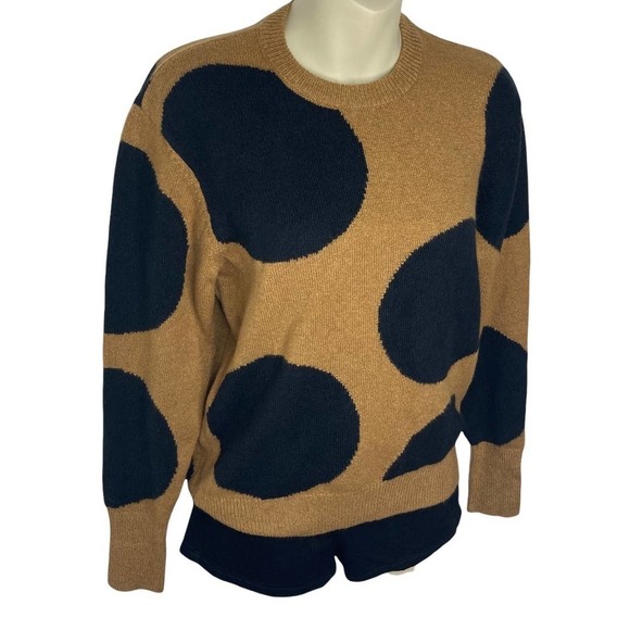 Who What Wear Sweaters - Who What Wear Polka Dot Crewneck Pullover Sweater Small